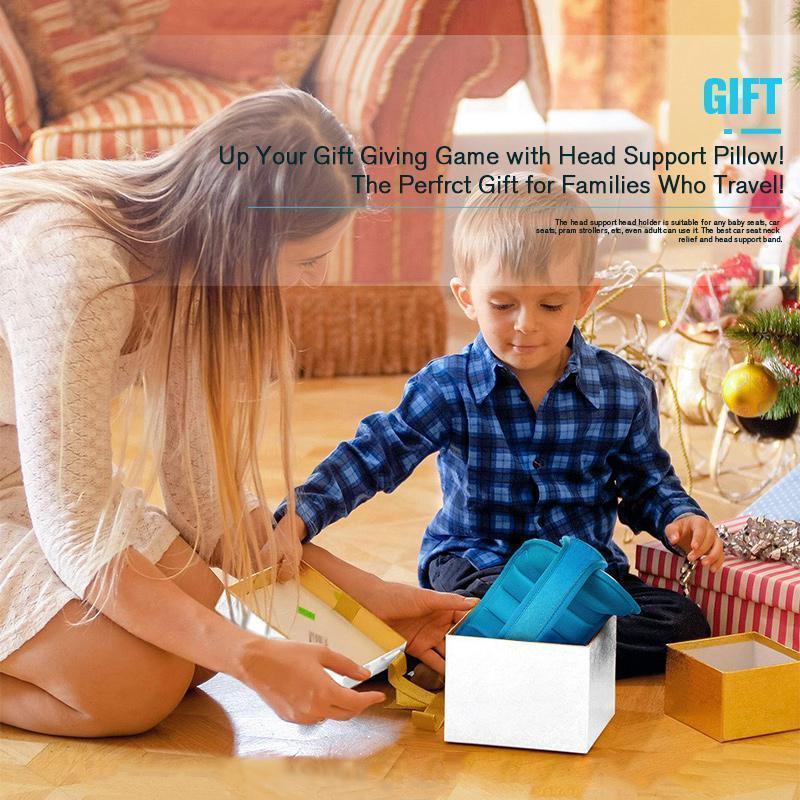 📢📢50% OFF !! ⏰Kids Car Sleeping Head Support Band – Adjustable Toddler Sleep Headrest Pillow, Anti-Droop Child Head Stabilizer for Car Seats, Prevent Neck Soreness During Road Trips