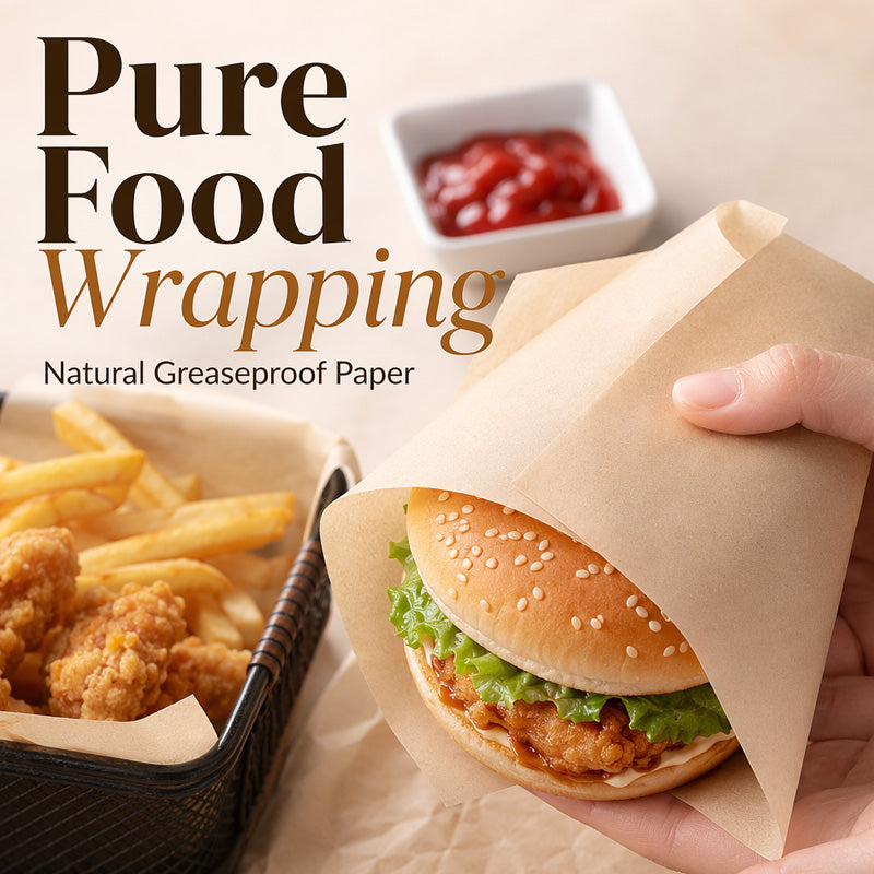 📢📢 50% OFF !! ⏰ Food-Grade Greaseproof Paper Sheets – Non-Stick, Oil-Resistant & Perfect for Baking, Roasting & Frying 🍪✨