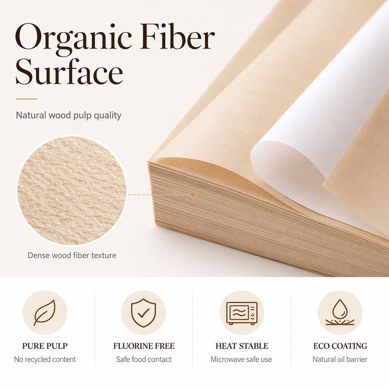 📢📢 50% OFF !! ⏰ Food-Grade Greaseproof Paper Sheets – Non-Stick, Oil-Resistant & Perfect for Baking, Roasting & Frying 🍪✨