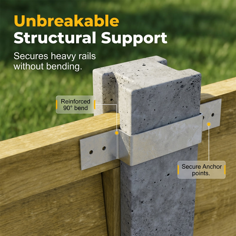 📢📢50% OFF !! ⏰Heavy-Duty Z-Brackets for Wood Fencing