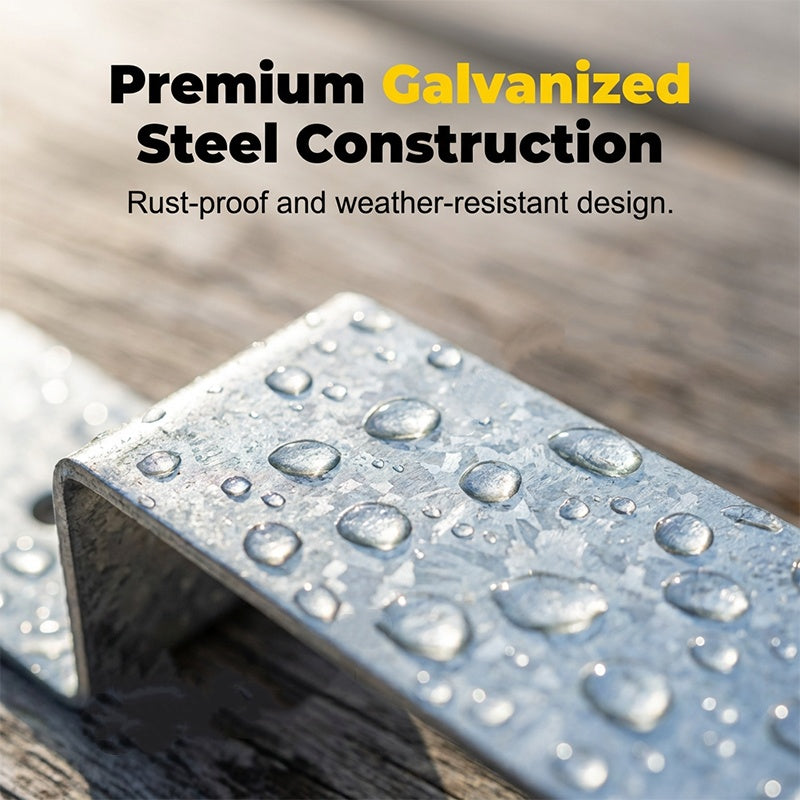 📢📢50% OFF !! ⏰Heavy-Duty Z-Brackets for Wood Fencing