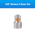 🔥Save 50%! Heavy Duty Rotating Sewer Jet Nozzle, Home & Professional Pipe Clearing Tool