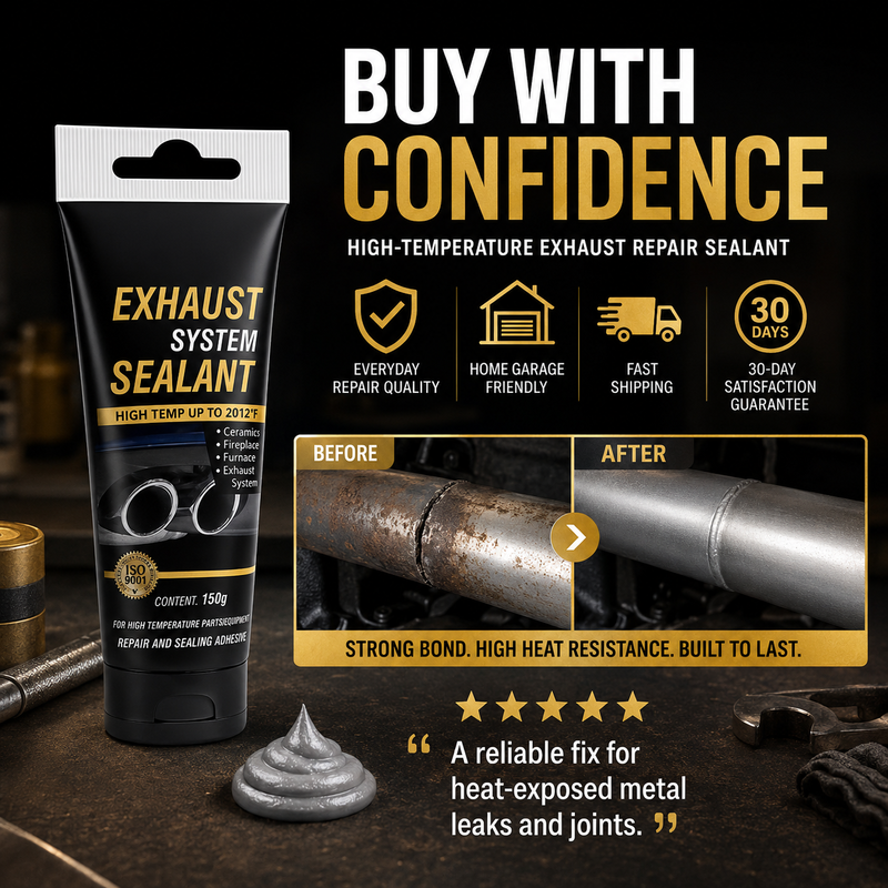 🎉✨Buy 3 Get 1 Free Limited Offer！🛠All-purpose repair！High Temperature Exhaust Repair Sealant