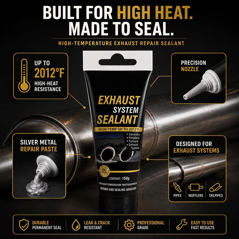 🎉✨Buy 3 Get 1 Free Limited Offer！🛠All-purpose repair！High Temperature Exhaust Repair Sealant