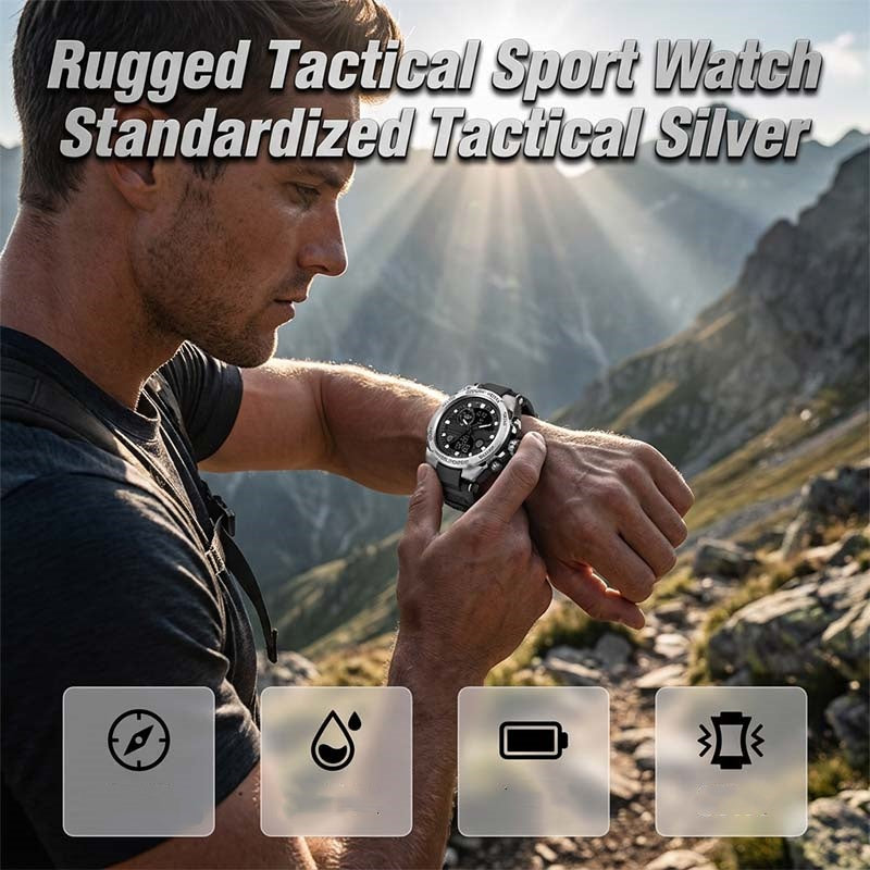 ⌚50% OFF🏃‍♂️Men's Multi-Function Sport Watch – Waterproof & Durable – Perfect for Outdoor & Daily Wear 💪
