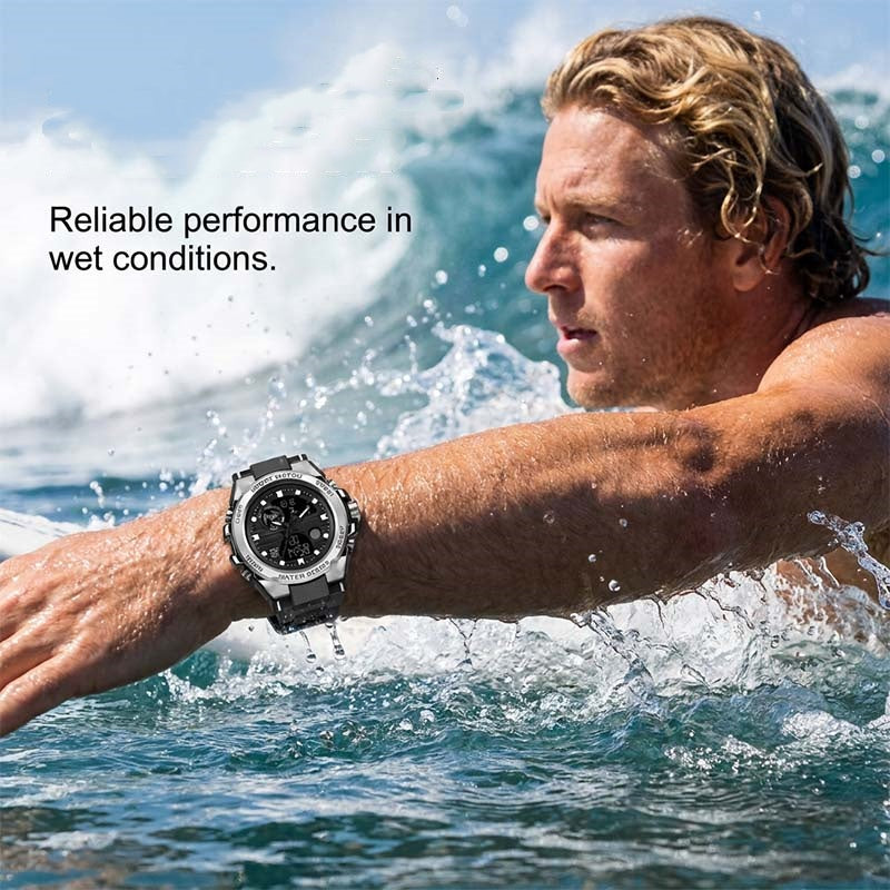 ⌚50% OFF🏃‍♂️Men's Multi-Function Sport Watch – Waterproof & Durable – Perfect for Outdoor & Daily Wear 💪