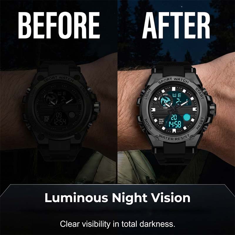 ⌚50% OFF🏃‍♂️Men's Multi-Function Sport Watch – Waterproof & Durable – Perfect for Outdoor & Daily Wear 💪
