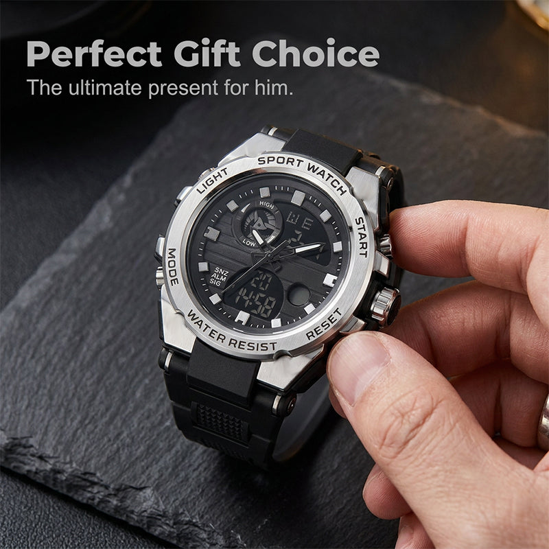⌚50% OFF🏃‍♂️Men's Multi-Function Sport Watch – Waterproof & Durable – Perfect for Outdoor & Daily Wear 💪