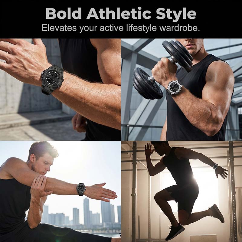 ⌚50% OFF🏃‍♂️Men's Multi-Function Sport Watch – Waterproof & Durable – Perfect for Outdoor & Daily Wear 💪