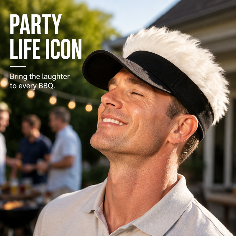 📢📢50% OFF !! ⏰Creative Wig Sun Visor Hat