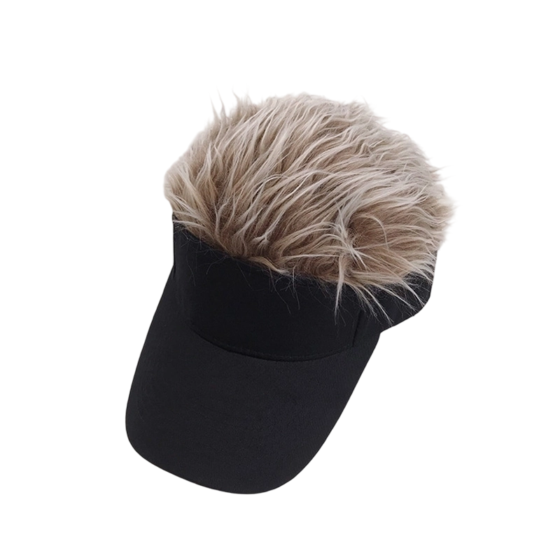 📢📢50% OFF !! ⏰Creative Wig Sun Visor Hat