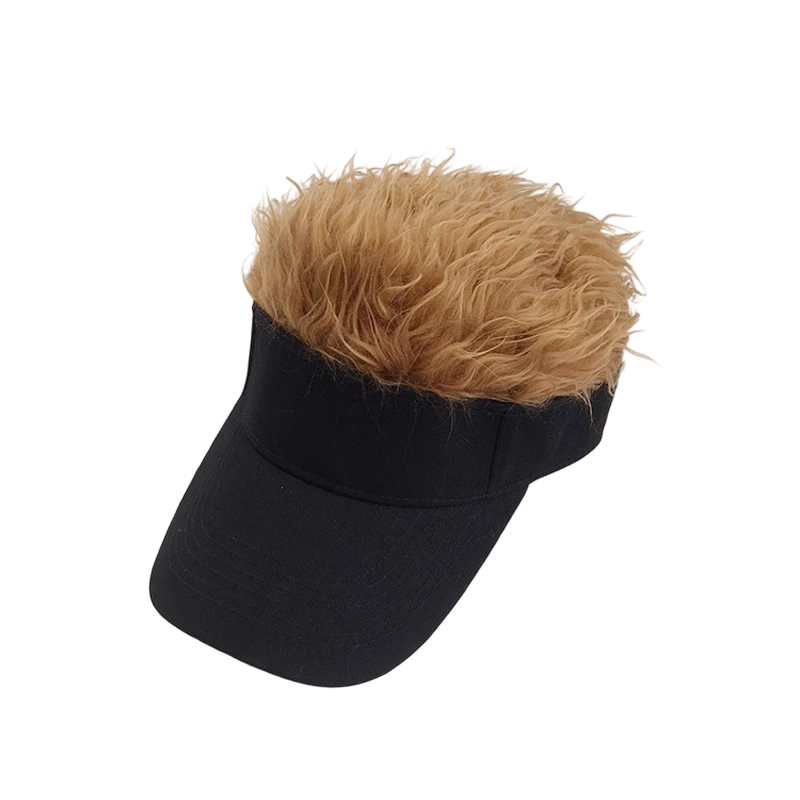 📢📢50% OFF !! ⏰Creative Wig Sun Visor Hat