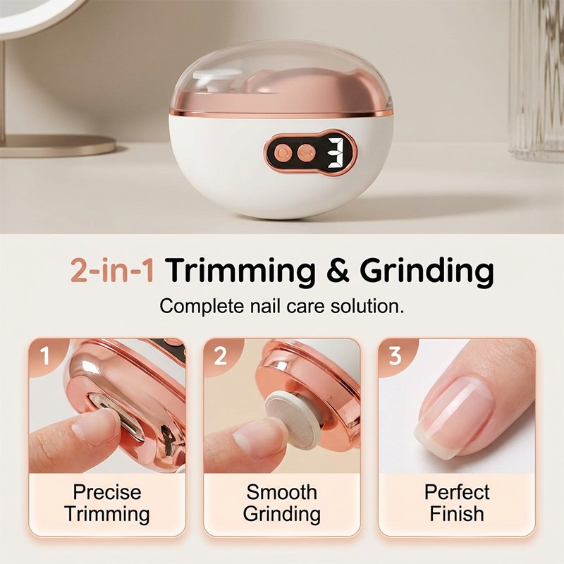 📢📢50% OFF !!🎁Automatic Electric Nail Clipper & Grinder
