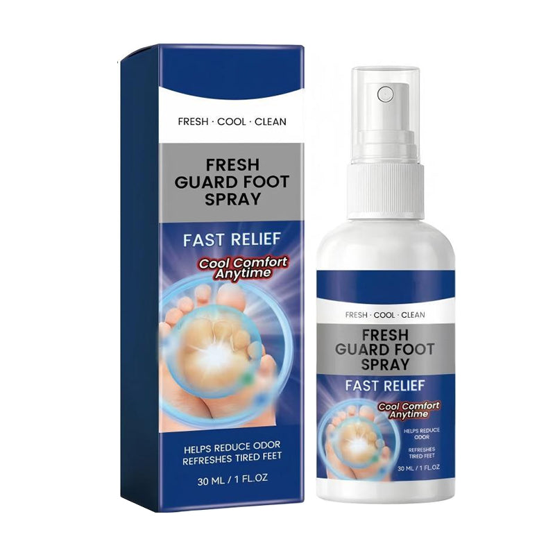 👣❄️🎉2026 Sale — Over 31,000 Sold! 🧴 BUY 2 GET 1 FREE!  ! Portable Cooling Foot Freshening Spray – Odor Control, Cooling Menthol & Pocket-Size Daily Care ✨