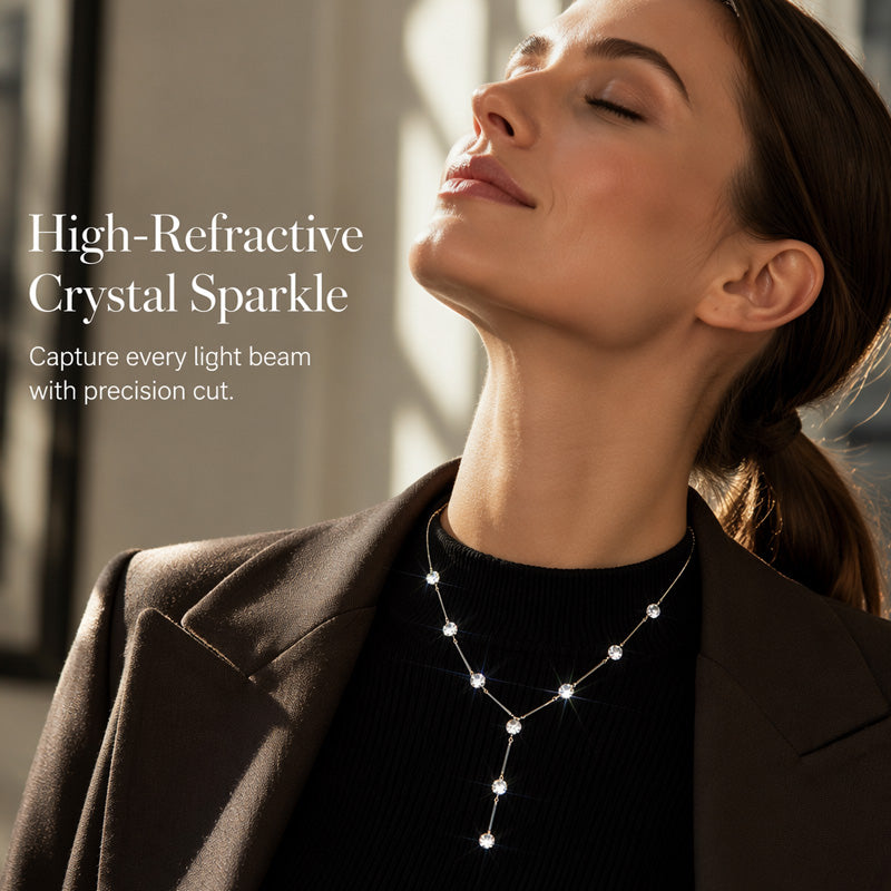 📢📢50% OFF !! ⏰Women's Elegant Y-Shaped Drop Necklace