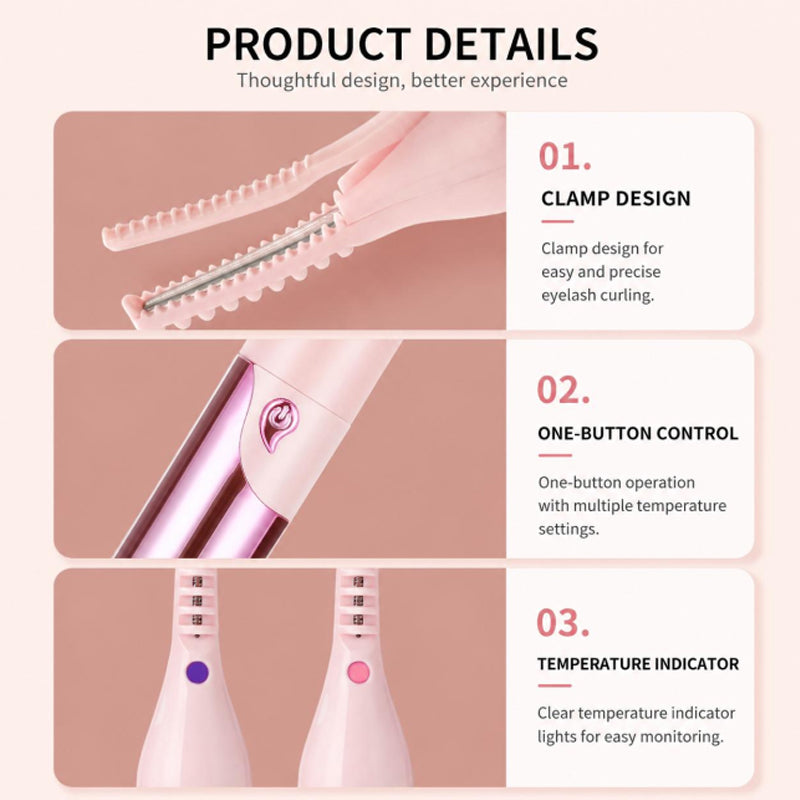 📢📢50% OFF !! ⏰Instant Lift Heated Eyelash Curler