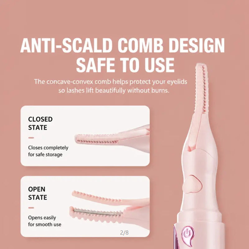 📢📢50% OFF !! ⏰Instant Lift Heated Eyelash Curler