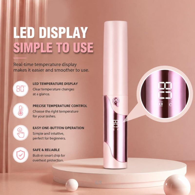 📢📢50% OFF !! ⏰Instant Lift Heated Eyelash Curler