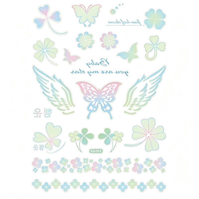 📢Buy 1 Get 1 Free！🔥Luminous Halloween Temporary Tattoos for Kids Cartoon Waterproof Glowing Stickers