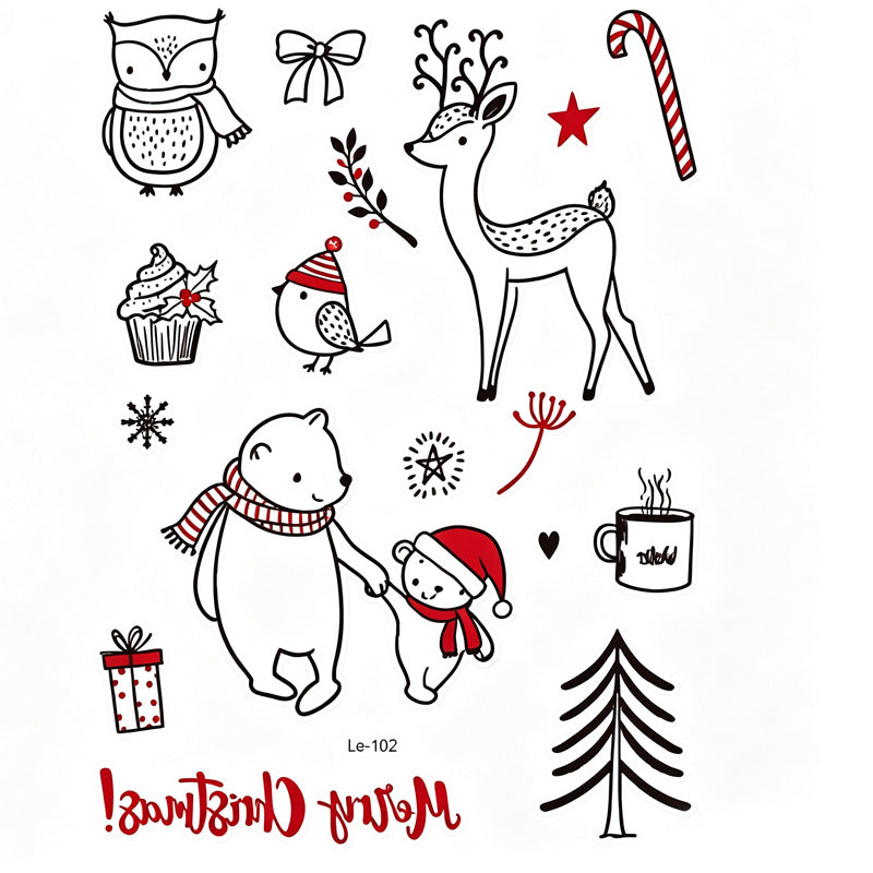 📢Buy 1 Get 1 Free！🔥Luminous Halloween Temporary Tattoos for Kids Cartoon Waterproof Glowing Stickers