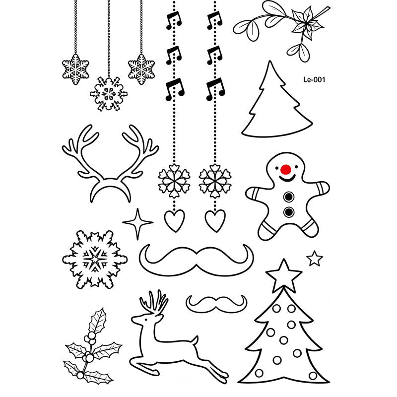 📢Buy 1 Get 1 Free！🔥Luminous Halloween Temporary Tattoos for Kids Cartoon Waterproof Glowing Stickers