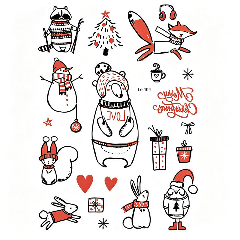 📢Buy 1 Get 1 Free！🔥Luminous Halloween Temporary Tattoos for Kids Cartoon Waterproof Glowing Stickers