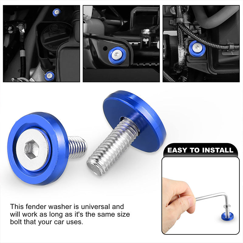 10 Pcs Automotive Universal Screw Spacers