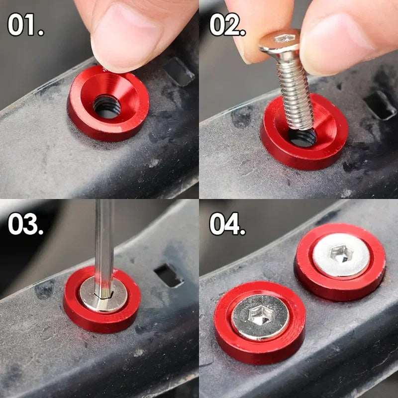 10 Pcs Automotive Universal Screw Spacers