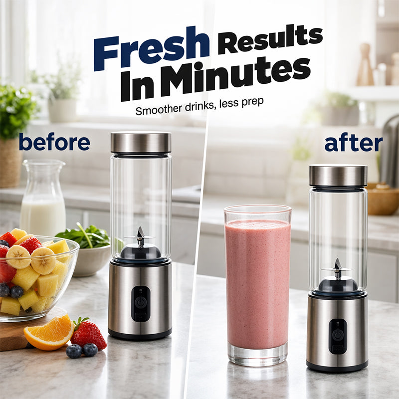📢📢50% OFF !! ⏰Ortable Electric Juicer Cup