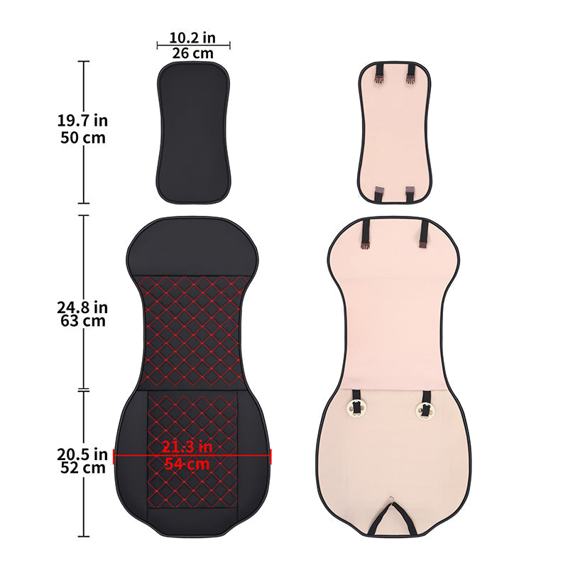 Universal PU Leather Car Seat Cushion