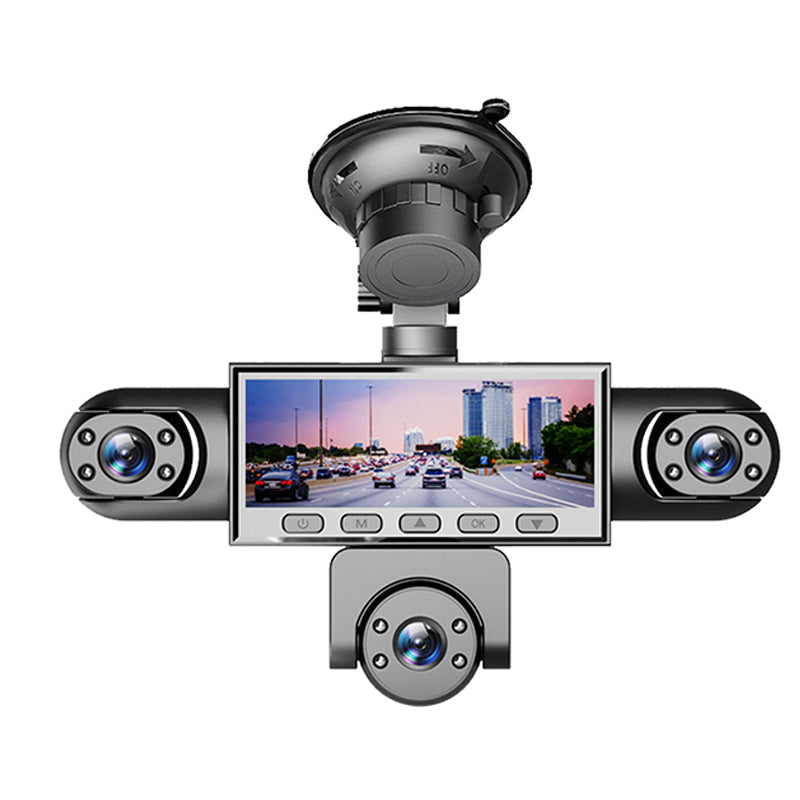 HD 1080P Multi-Lens Dash Cam with Night Vision