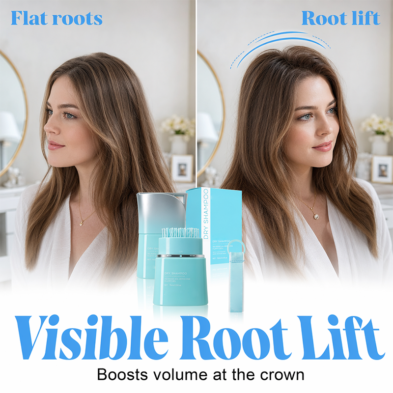 ⏰ 50% OFF🧴 No-Rinse Dry Shampoo Gel with Built-In Comb – Fresh Hair in 2 Minutes, No Water Needed!  💁‍♀️