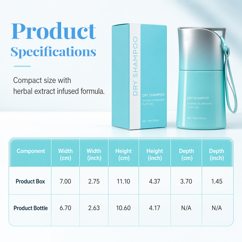 ⏰ 50% OFF🧴 No-Rinse Dry Shampoo Gel with Built-In Comb – Fresh Hair in 2 Minutes, No Water Needed!  💁‍♀️