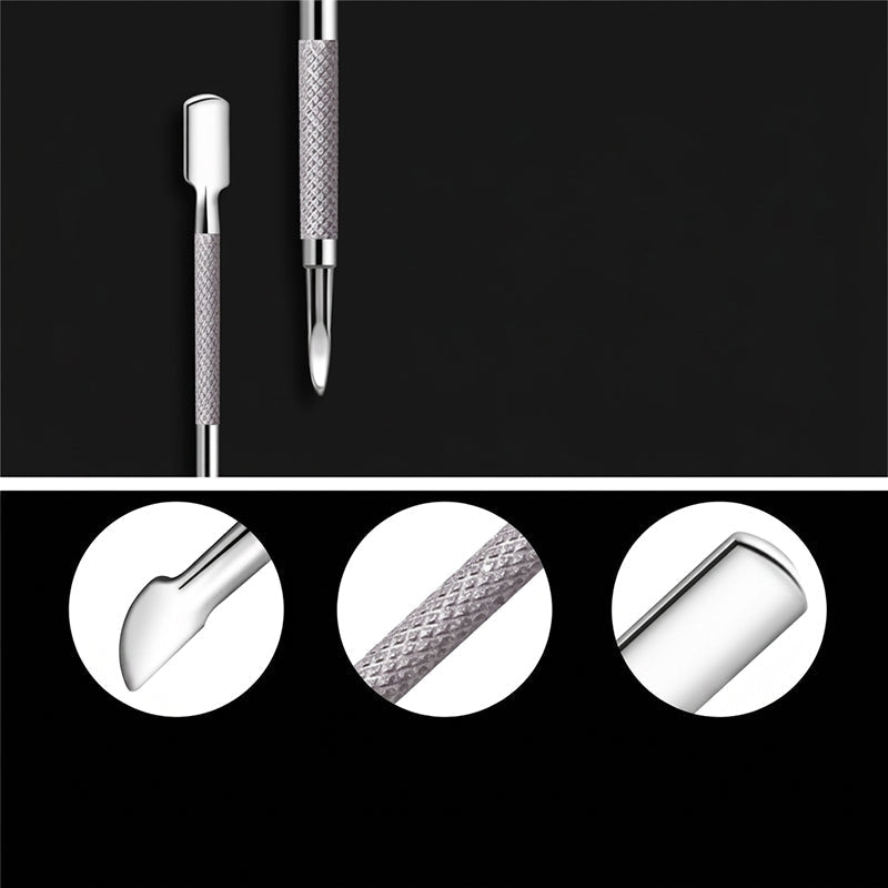 📢📢40% OFF !! ⏰3-Piece Stainless Steel Cuticle Care Tool Set