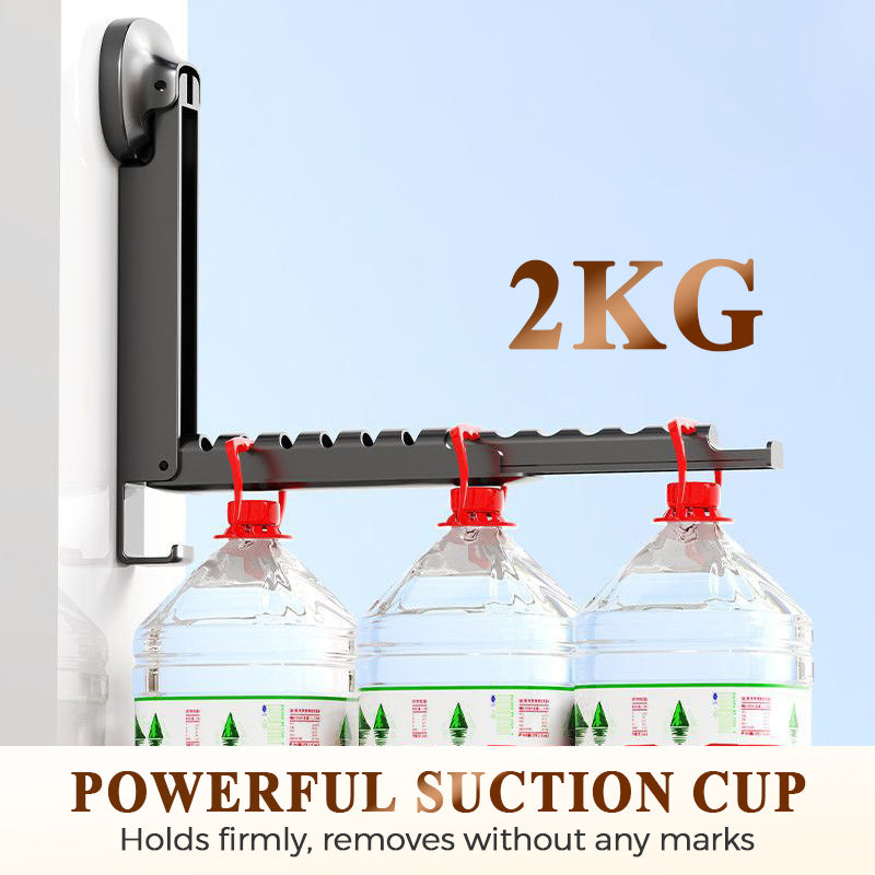 🔥First 100 customers enjoy 50% off ✨Extendable and foldable clothes rack with suction cups