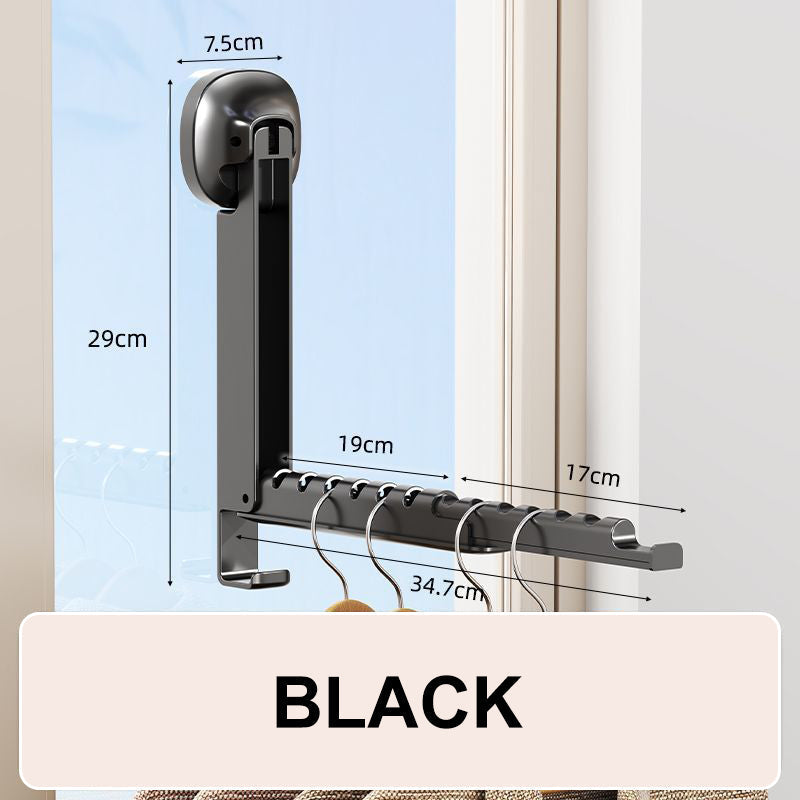 🔥First 100 customers enjoy 50% off ✨Extendable and foldable clothes rack with suction cups