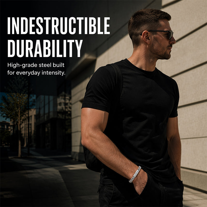 Men's Titanium Steel Bracelet Minimalist Hip Hop Chain