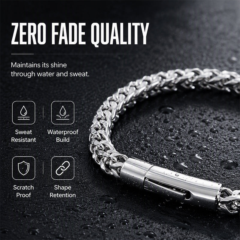 Men's Titanium Steel Bracelet Minimalist Hip Hop Chain