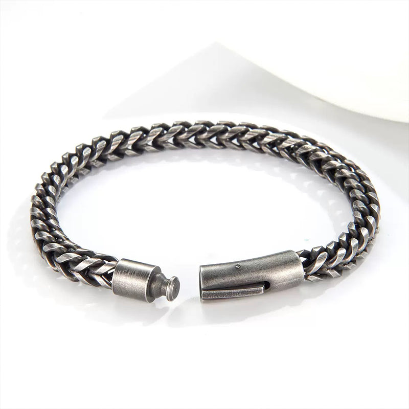 Men's Titanium Steel Bracelet Minimalist Hip Hop Chain