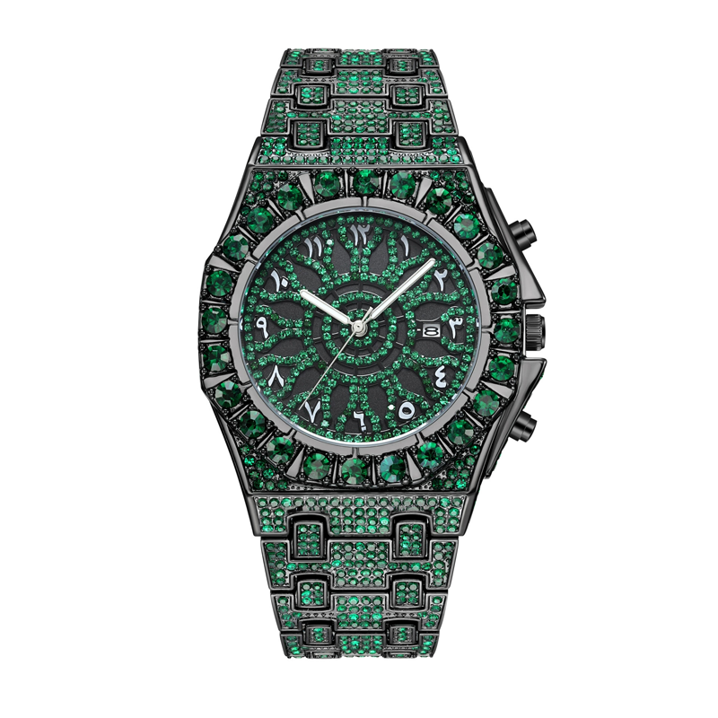 ✨ Men's Luxury Sparkling Quartz Watch – Shine Bright, Stand Out. Waterproof, scratch-resistant, and built to turn heads. 😎⌚
