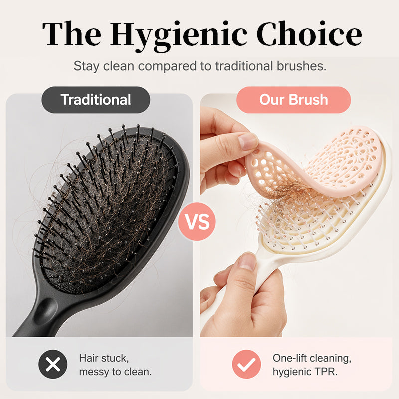 📢📢Buy 2 Get 1 Free !! ✨Women's Detachable Self Cleaning Vented Hairbrush