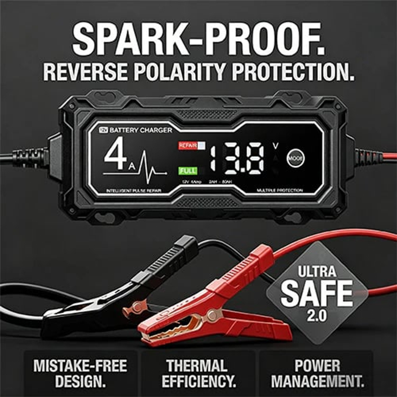 ✨First 50 customers enjoy a 50% discount ✨Smart battery charger and battery maintainer