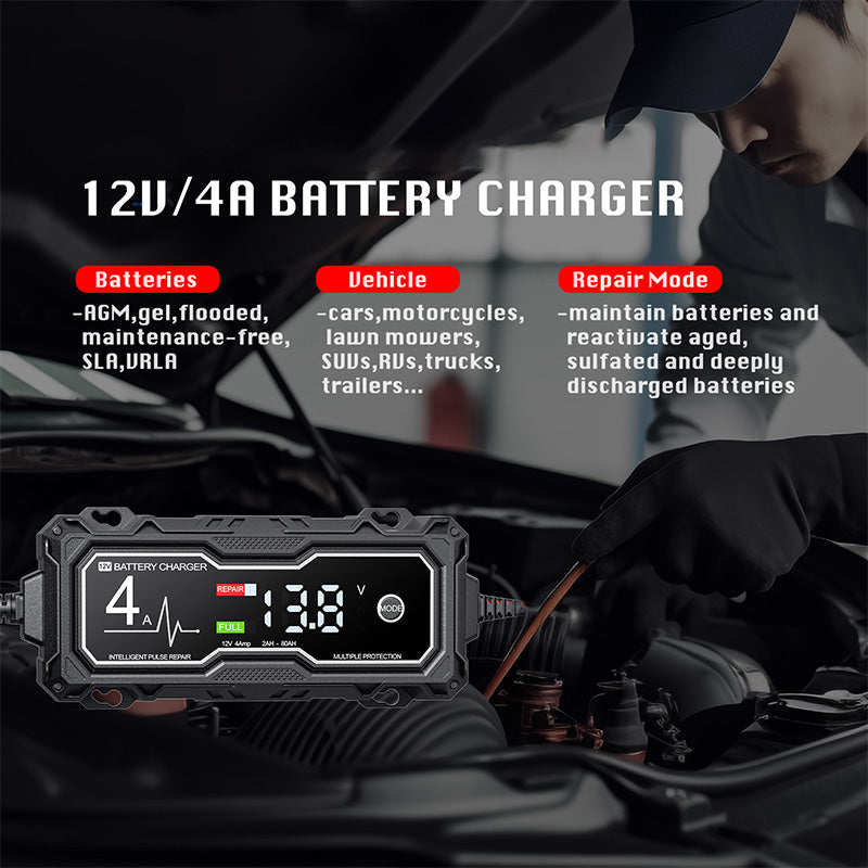 ✨First 50 customers enjoy a 50% discount ✨Smart battery charger and battery maintainer