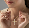 Radiant Cross Necklace