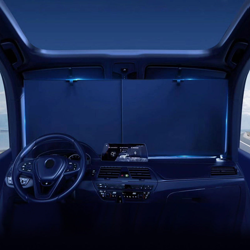 Universal Fit Retractable Windshield Shade