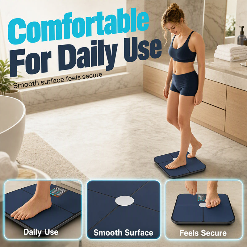 ⚖️ LIMITED TIME 50% OFF! 💪 Precision Body Fat Scale – Smart Composition Analyzer with VA Screen, Heart Rate Tracking & High-Precision Readings ✨