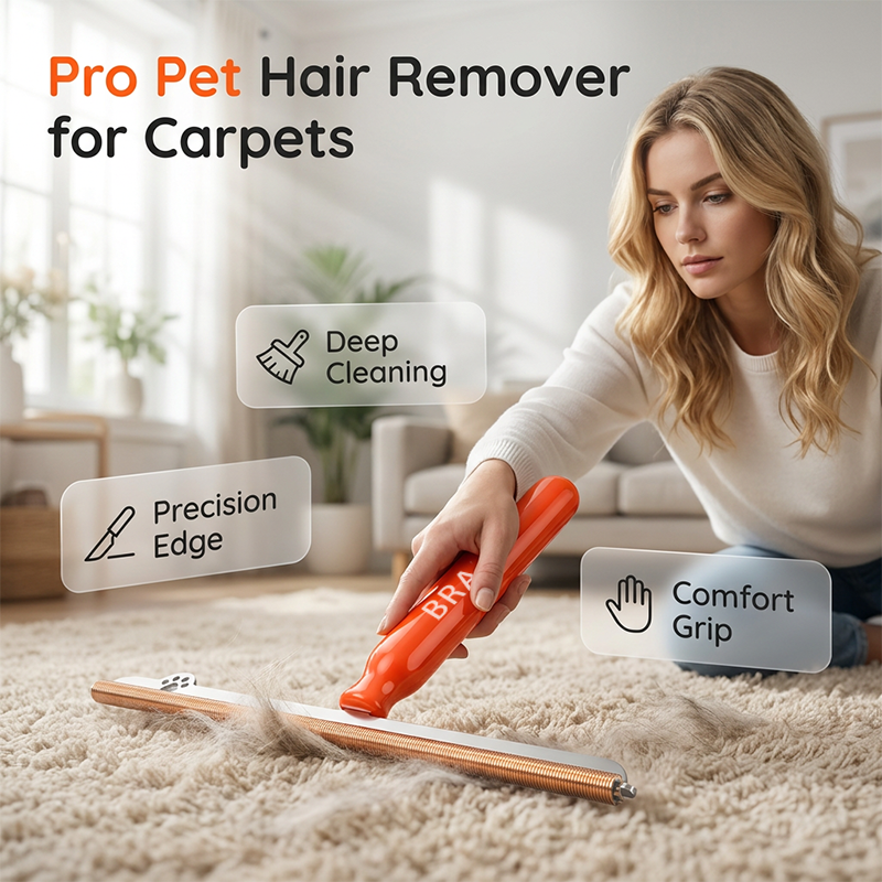 ⏳First 50 customers enjoy a 50% discount ⏰Long-handled pet hair carpet cleaner