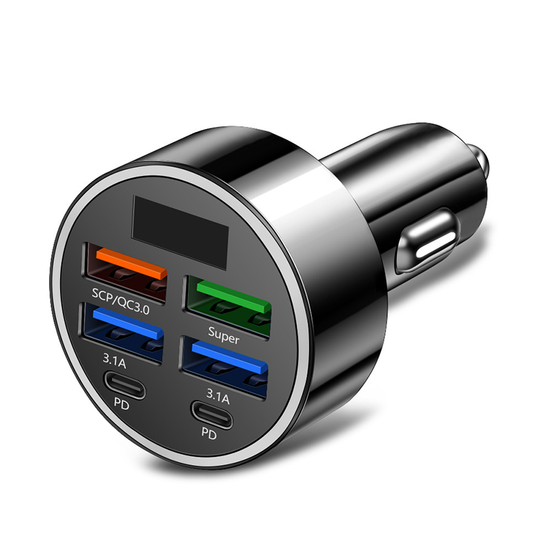 📢Buy 1 Get 1 Free⏰6-In-1 Car Fast Phone Charger with Voltage Display