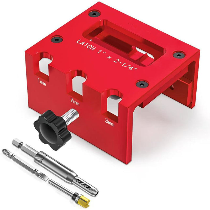 Door Latch Mortising Tool Kit for Wood Doors