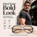 🎉 2026 Sale — Over 36,200 Sold!🕶️ Unisex Oversized Square One‑Piece Sunglasses